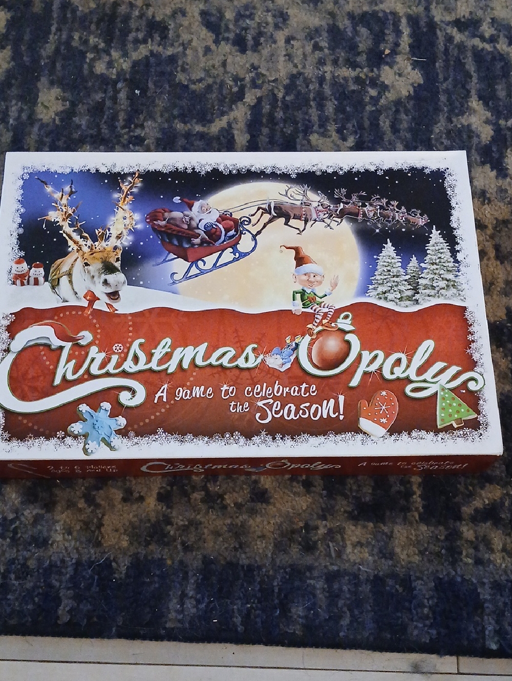 Christmas Opoly Holiday Board Game
